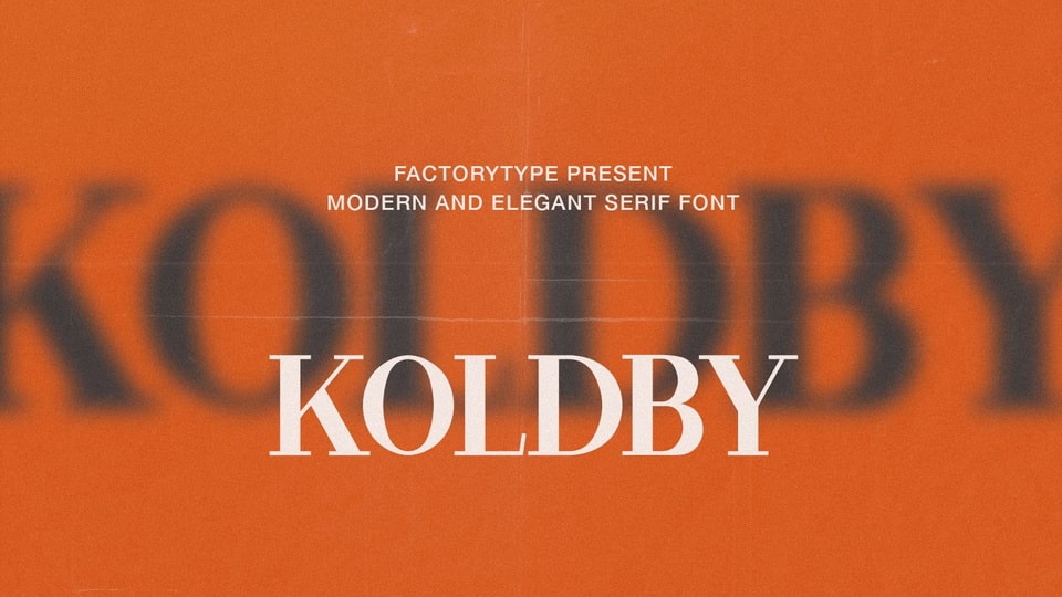 Koldby Serif Font › Fontesk