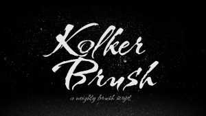 Kolker Brush Font › Fontesk