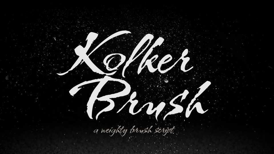 Kolker Brush Font › Fontesk