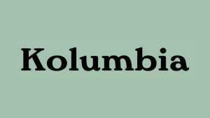 Kolumbia Font › Fontesk
