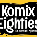 Komix Eighties Display Font