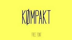 Kompakt Font Family › Fontesk
