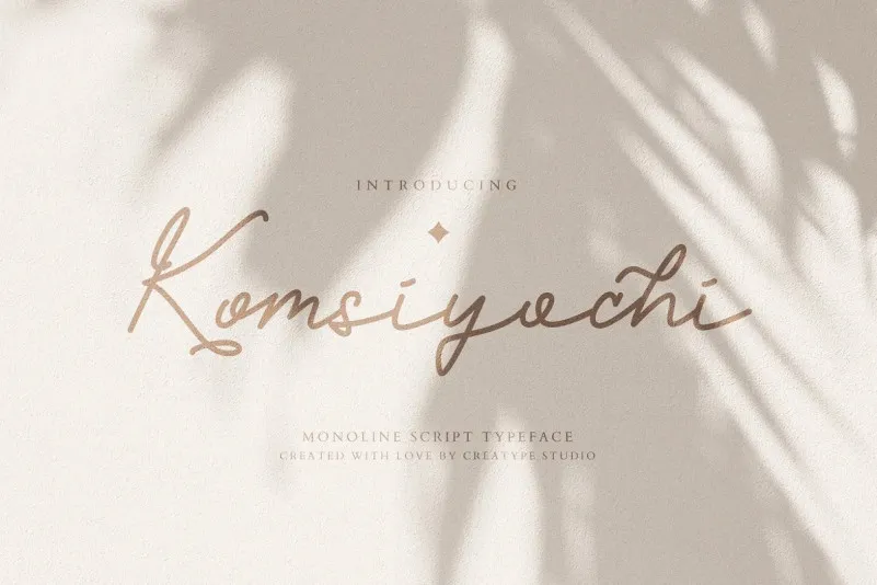 Komsiyochi Font