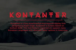 Kontainer Font