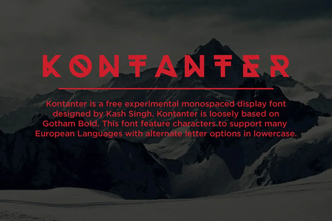Kontainer Font