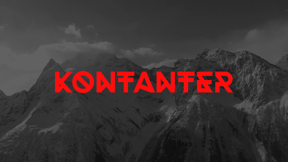 Kontanter Font › Fontesk
