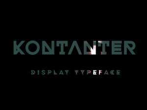 Kontanter Monospaced Free Font