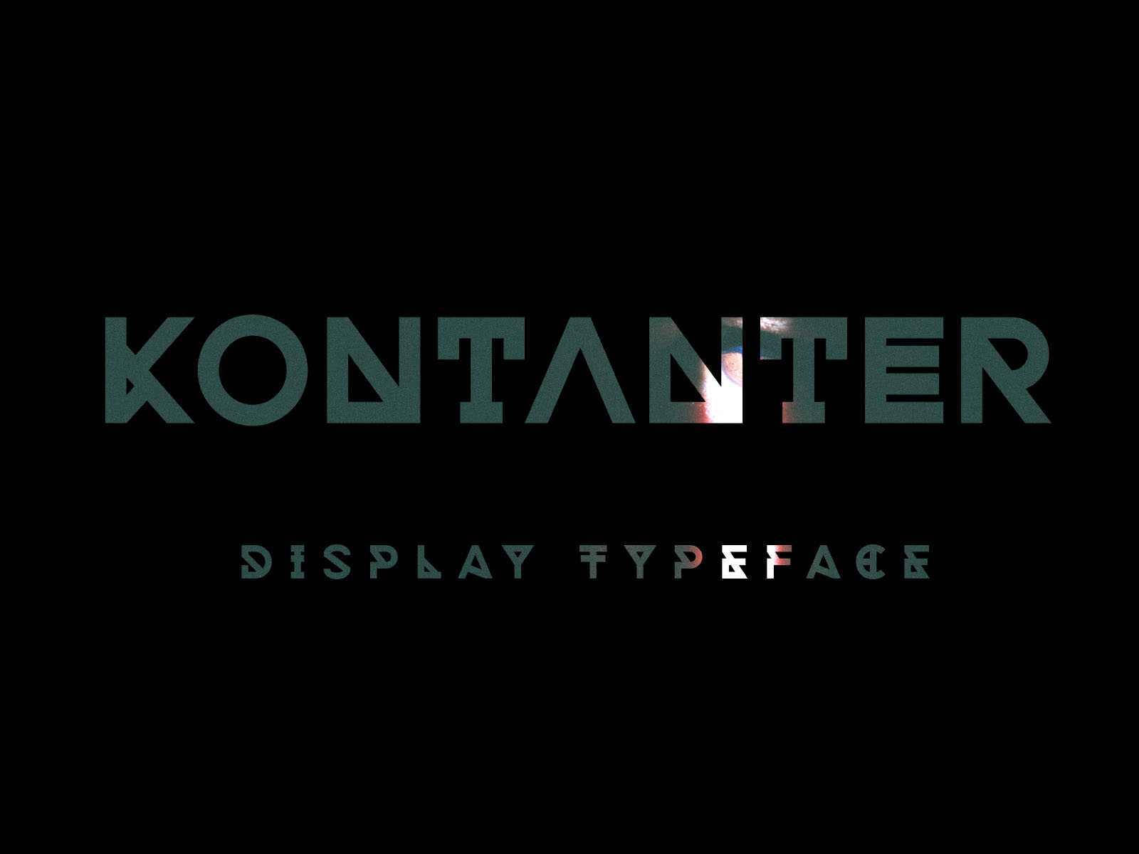Kontanter Monospaced Free Font