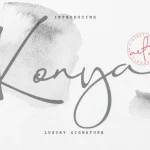 Konya Signature Font