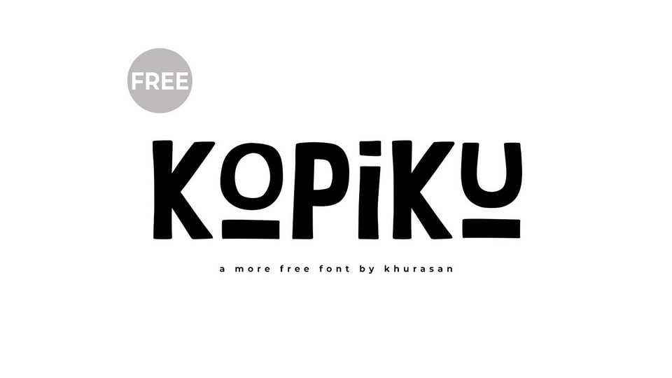 Kopiku Font › Fontesk