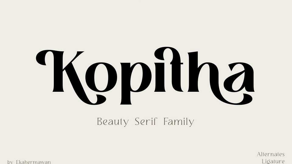 Kopitha Font › Fontesk