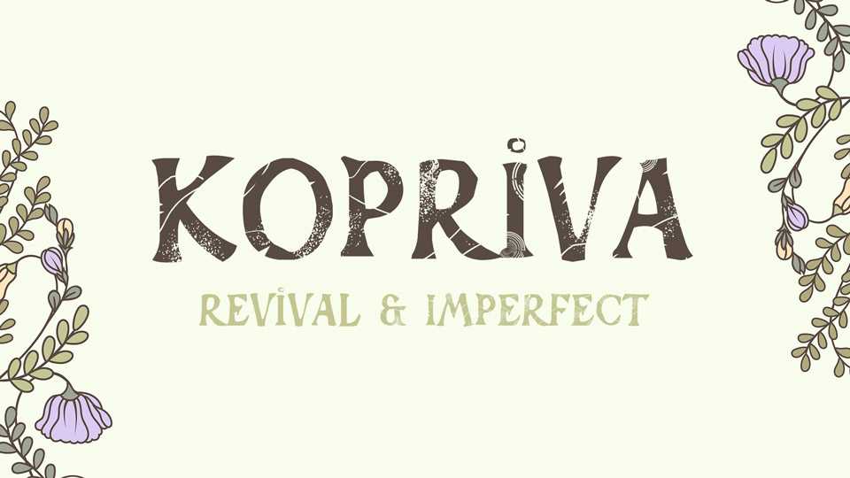 Kopriva Font Family › Fontesk