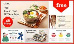 Korean Food PowerPoint Templates