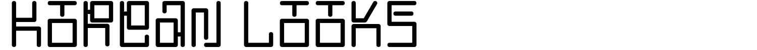 Korean Looks Font