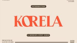Korela Display Font › Fontesk