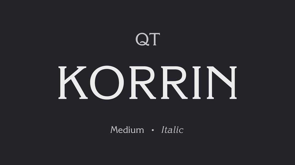 Korrin Font Family › Fontesk