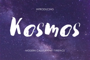 Kosmos Brush Font