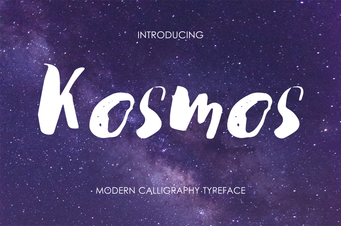 Kosmos Brush Font