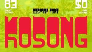 Kosong Font › Fontesk