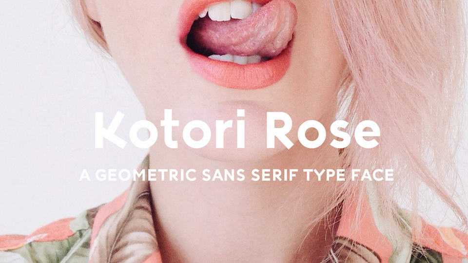 Kotori Rose Typeface › Fontesk