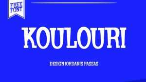 Koulouri Font › Fontesk