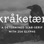 Kråketær Typeface - Fonte Grátis Kråketær Typeface