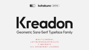 Kreadon Font Family › Fontesk