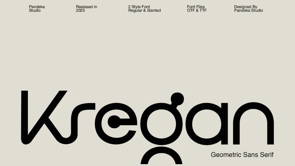 Kregan Font › Fontesk
