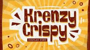 Krenzy Crispy Font › Fontesk