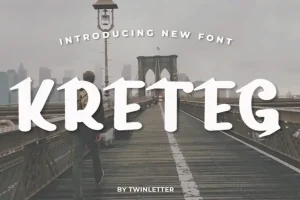 Kreteg Display Font