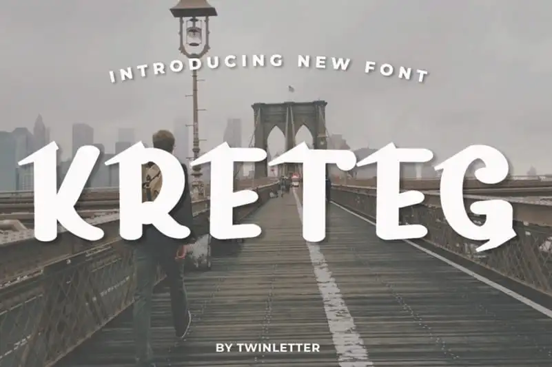 Kreteg Display Font