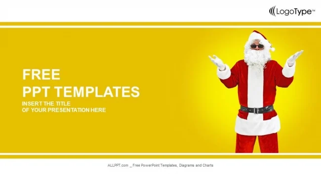 Kris Kringle-Religion PowerPoint Templates