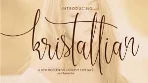 Kristallian Script Font › Fontesk