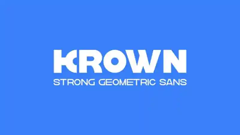 Krown Sans Serif Font Family
