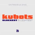 Kubots Display Font