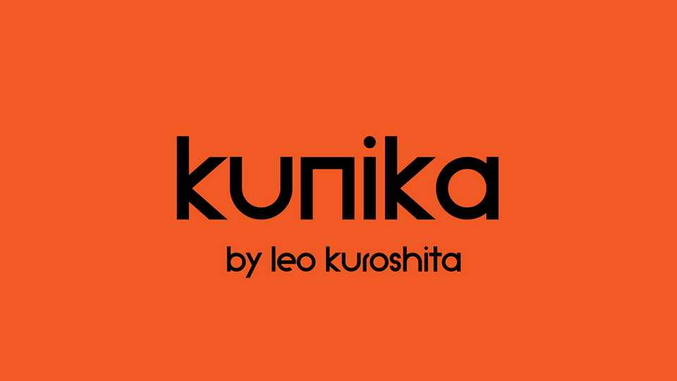 Kunika Font Family › Fontesk