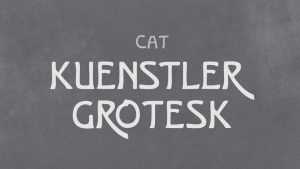 Kunstler Grotesk Font › Fontesk