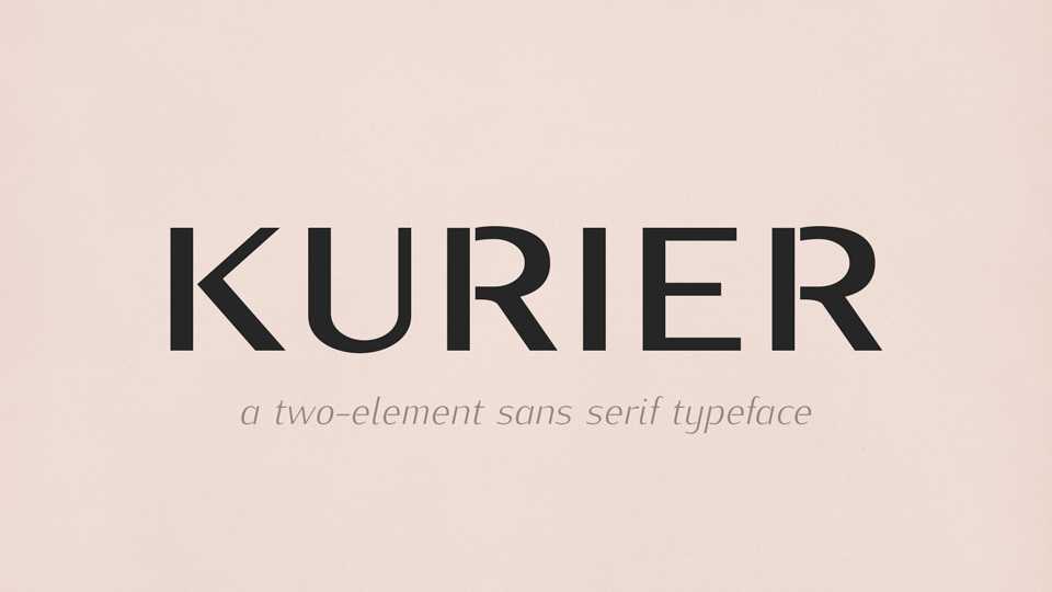 Kurier Font Family › Fontesk