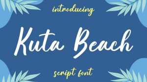 Kuta Beach Font › Fontesk