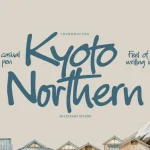 Kyoto Northern Handwritten Font