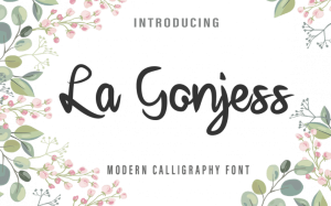 La Gonjess Script Font
