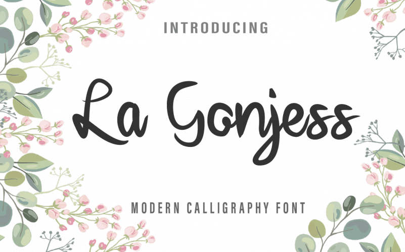 La Gonjess Script Font