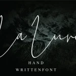 La Lune Handwritten Font