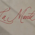 La Monte Script Font - Fonte Grátis La Monte Script Font