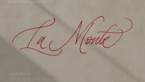 La Monte Script Font