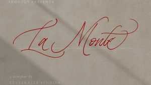 La Monte Script Font › Fontesk