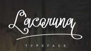 Lacoruna Script Font › Fontesk
