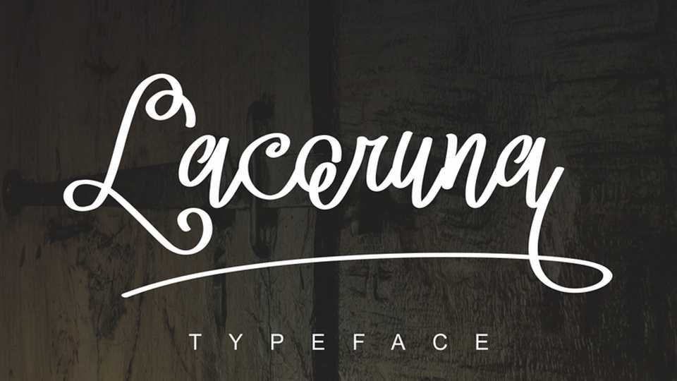 Lacoruna Script Font › Fontesk