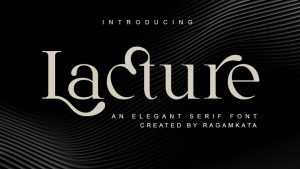 Lacture Font › Fontesk