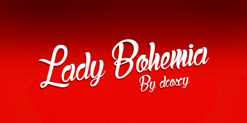 Lady Bohemia Font